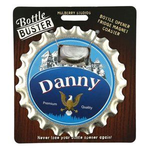 Danny Bottle Buster Bottle Opener Fridge Magnet Coaster Pre-Personalized